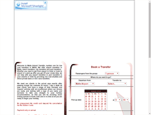 Tablet Screenshot of maltairportransfer.com